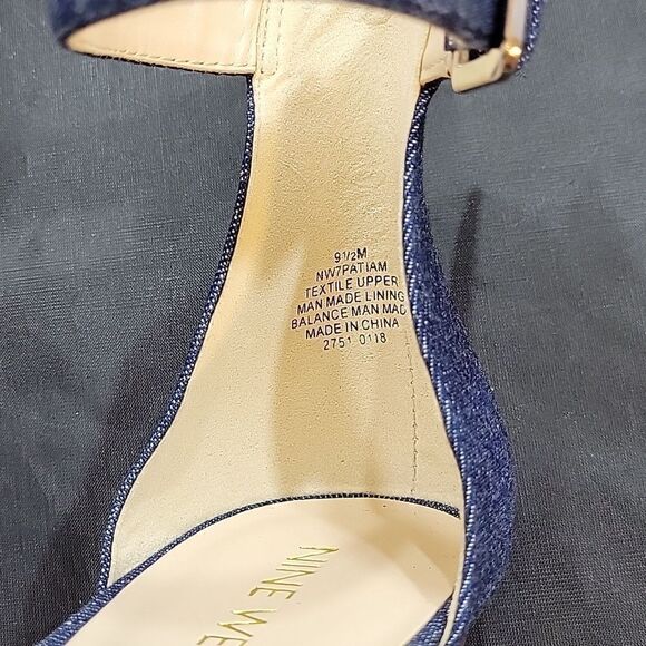 BRAND NEW NINE WEST PATIAN PEEP TOE WEDGE SANDAL - Picture 9 of 14